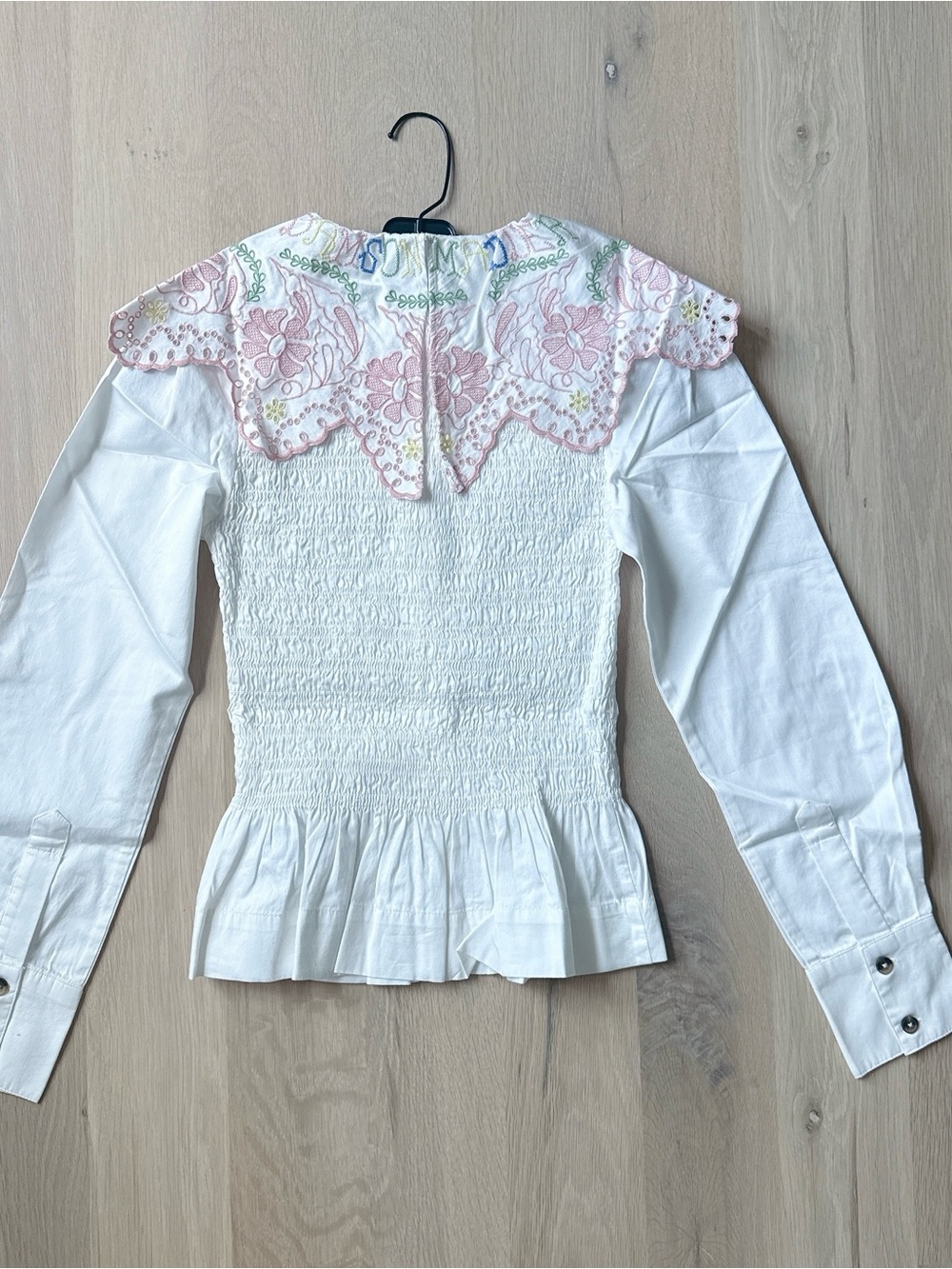 NWT DAMSON MADDER FERN EMBROIDERED BLOUSE - Picture 8 of 10